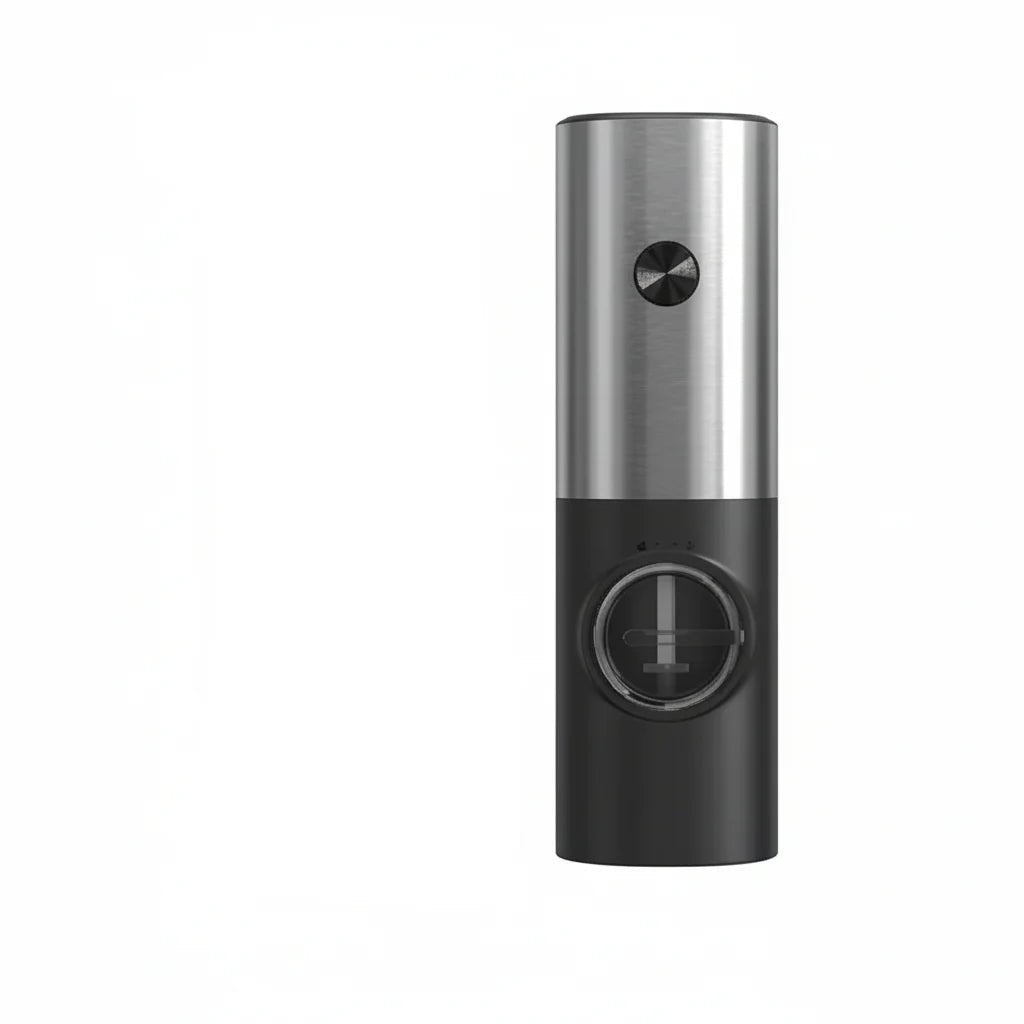 SPICETUNE – Set di macinini elettrici per sale e pepe con luce LED e spessore regolabile