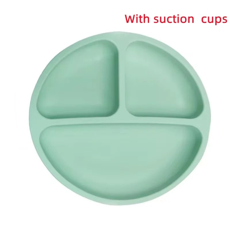 PIATTO SPILLSTOP – Piatto a Ventosa in Silicone per Bambini con Base Robusta (Senza BPA)