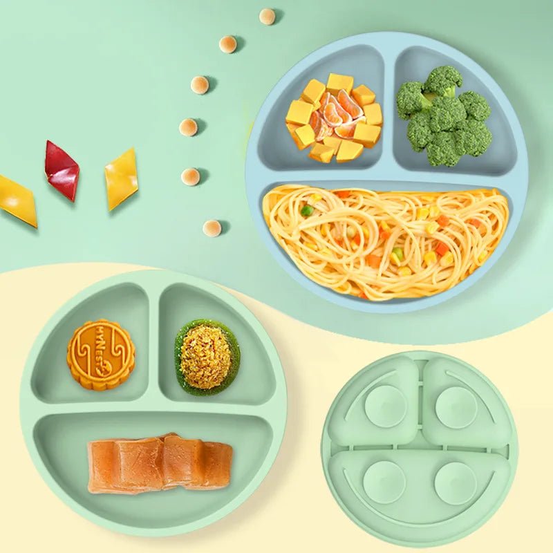 PIATTO SPILLSTOP – Piatto a Ventosa in Silicone per Bambini con Base Robusta (Senza BPA)
