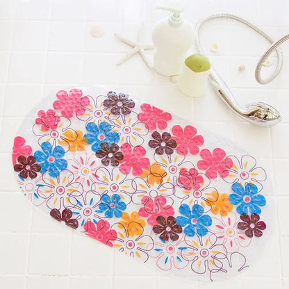 SplashNest – Tapis de baignoire antidérapant avec motifs amusants pour enfants