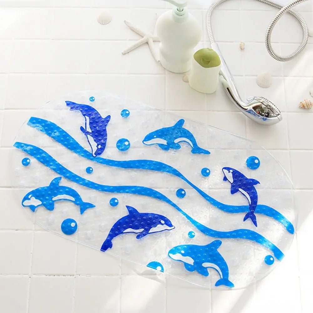 SplashNest – Tapis de baignoire antidérapant avec motifs amusants pour enfants