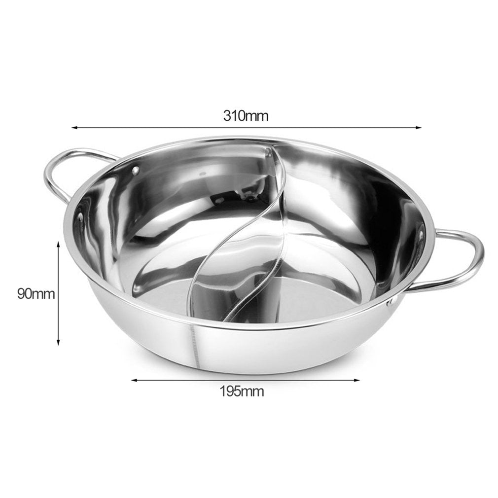 STEELFEAST – Twin Divided Hot Pot for Shared or Separate Flavors 4