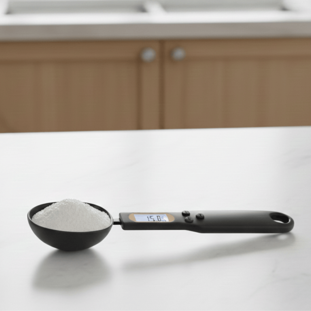 DIGISPOON – Smart Electronic Measuring Spoon for Exact Ingredient Control, Multi-Unit Scale 0