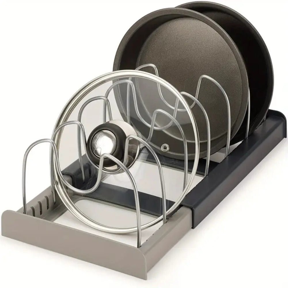 FLEXIRACK – Adjustable Metal Kitchen Organizer with Non-Slip Bottom 6