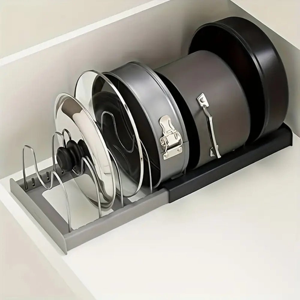 FLEXIRACK – Adjustable Metal Kitchen Organizer with Non-Slip Bottom 5