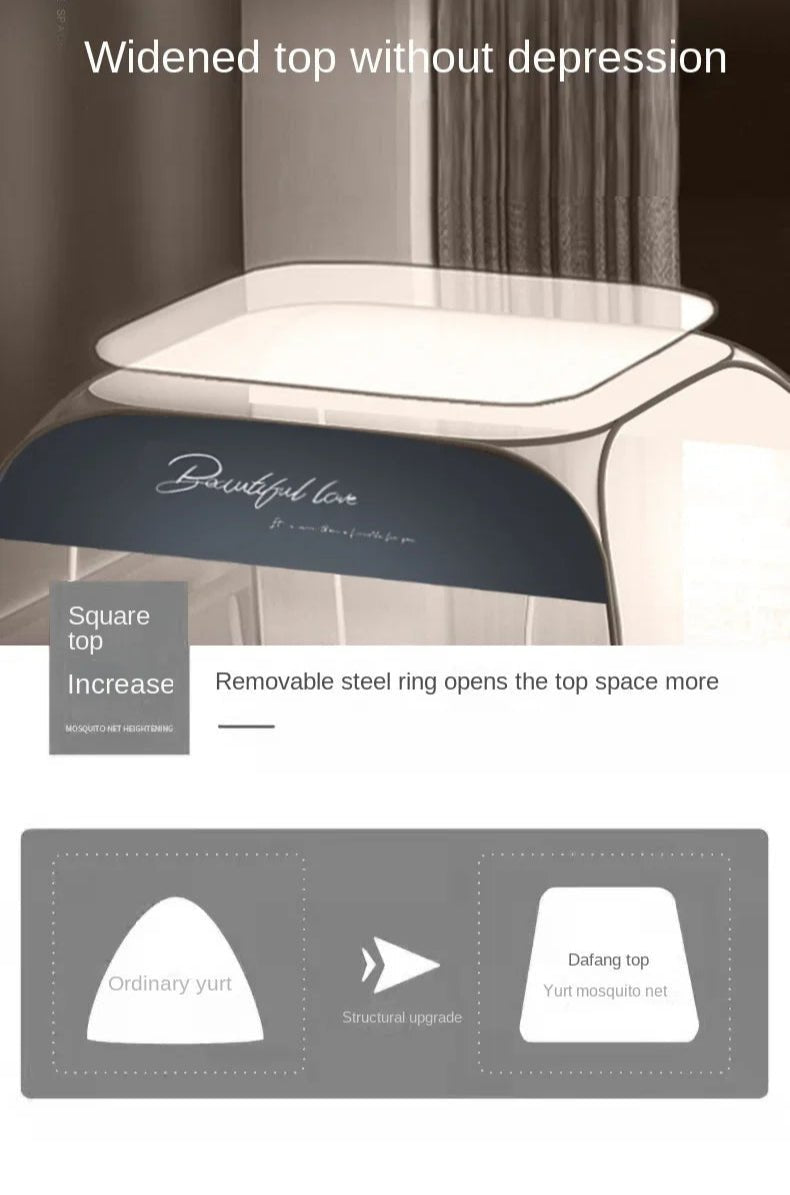 Moustiquaire gris étoilé - Protection contre les insectes sans installation pour des nuits détendues à l'intérieur et à l'extérieur