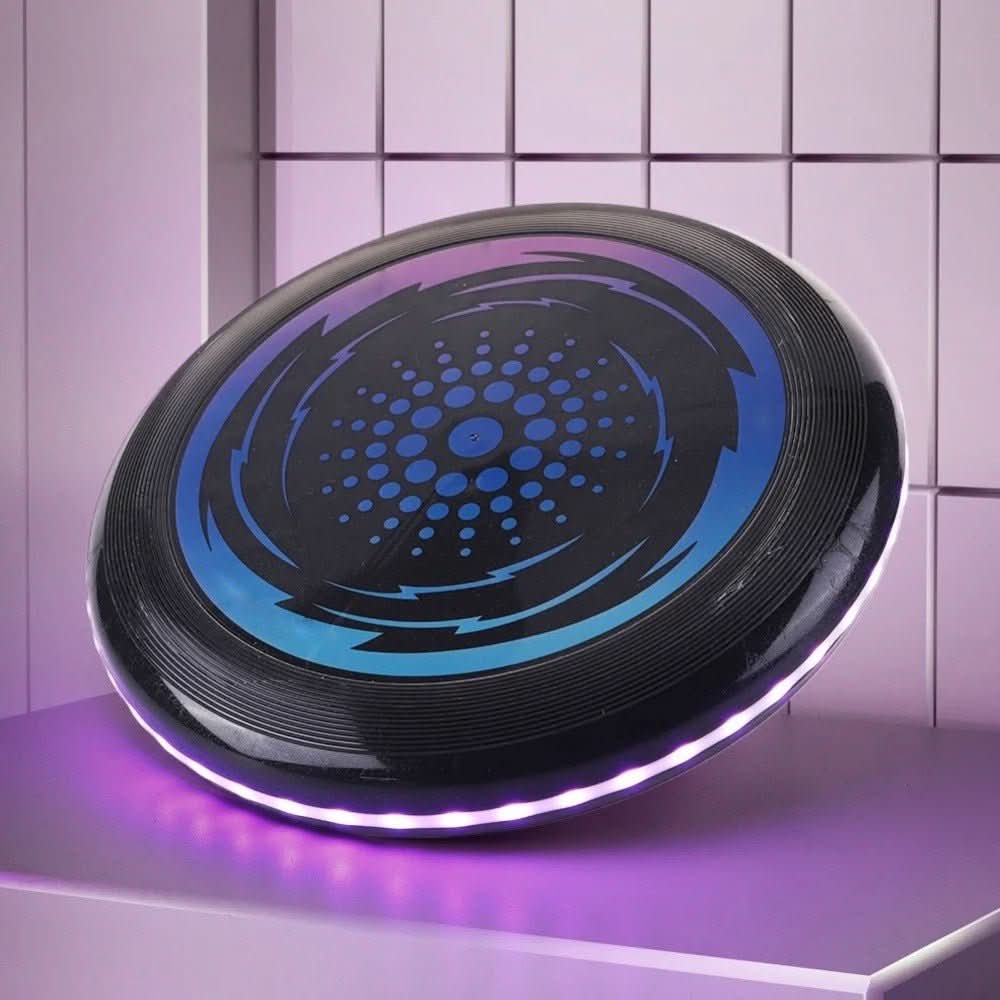 STARSPIN – LED Leucht-Frisbee für nächtliches Spielen im Freien