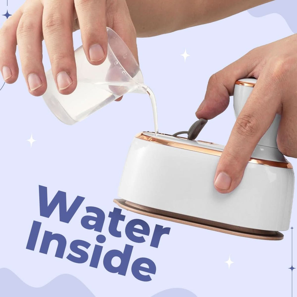 Portable Micro Steam Iron - Lightweight Clothes Steamer for Travel Wrinkle Removal 1