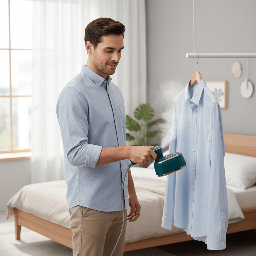 SteamEase Go – Défroisseur de voyage compact pour élimination rapide des plis
