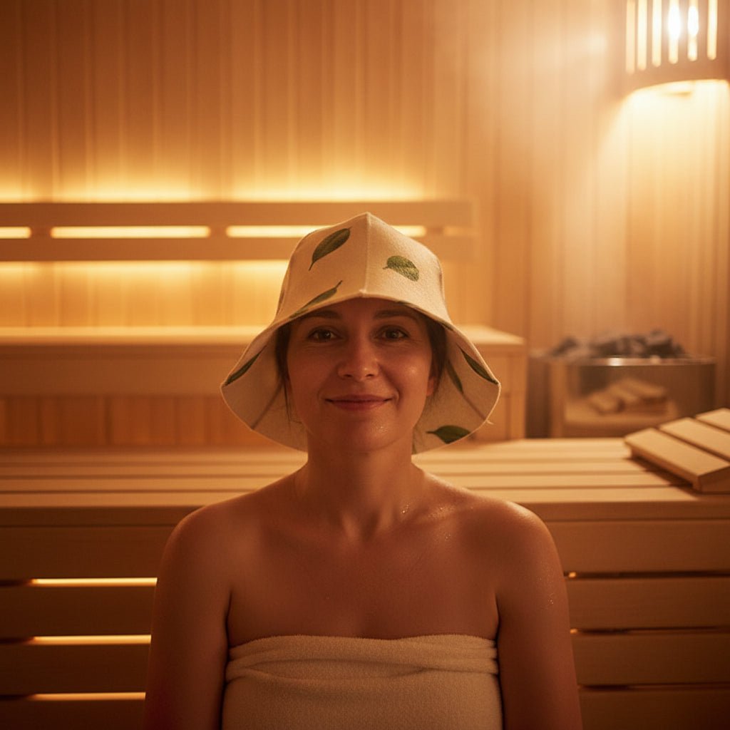 SAUNAFUR – Russian Style Heat Protection Cap for Comfortable Sauna Sessions 1