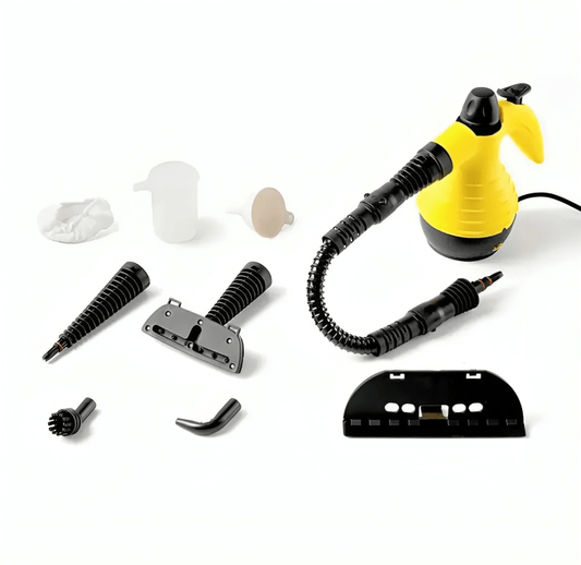 Multifunctional steam cleaner with 8 accessories - chemical -free cleaning for all surfaces, 1000 W, 3 bar 0