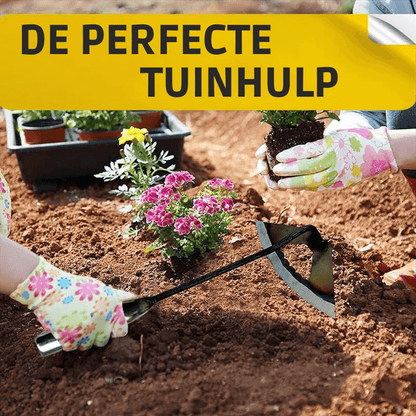 Steel Hollow Hoe for Efficient Weeding and Soil Loosening - Durable Gardening Tool with Comfortable Grip and Sharp Blade-5