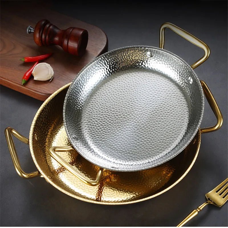 SteelChef – Panela em aço inoxidável martelado para frigideiras e molhos