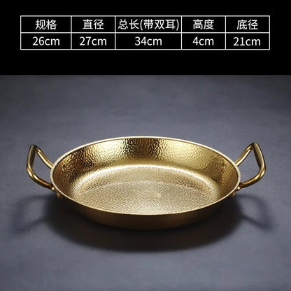 SteelChef – Panela em aço inoxidável martelado para frigideiras e molhos