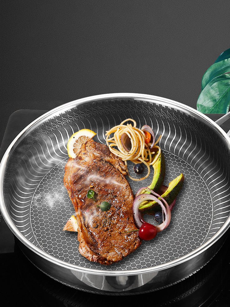  Steelcore stainless steel frying pan - energy -saving & durable for perfect cooking-4