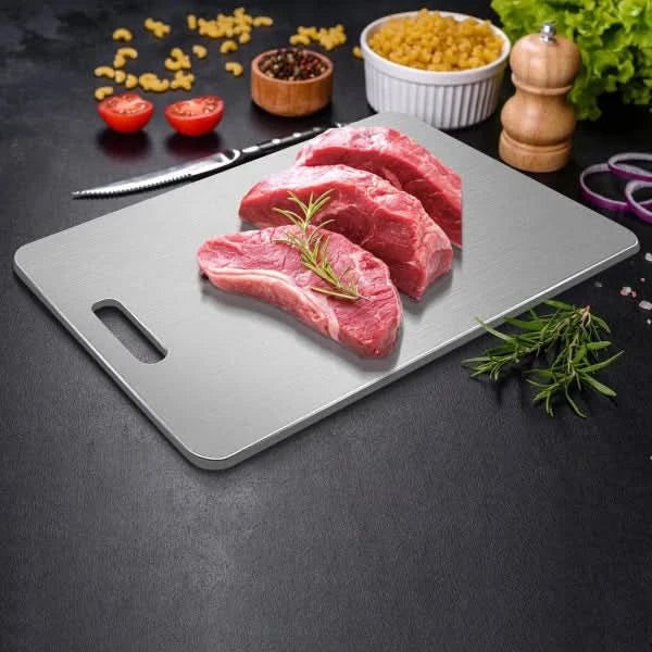 STEELCUT – Premium Stainless Steel Cutting Board for Hygienic & Durable Use