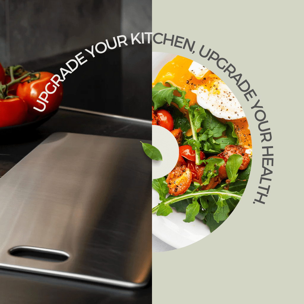 Premium Stainless Steel Cutting Board - Anti-Rust, Hygienic & Durable Chopping Board 3