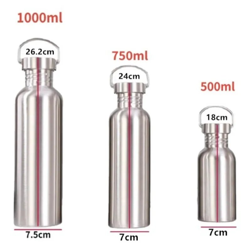 SteelFlow - Bouteille à boire en acier inoxydable 1000ml