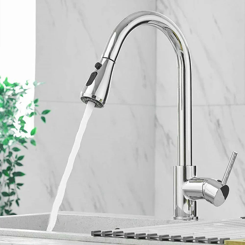 PURESTREAM – High Arch Pull-Out Kitchen Faucet with Modern Minimalist Design 2