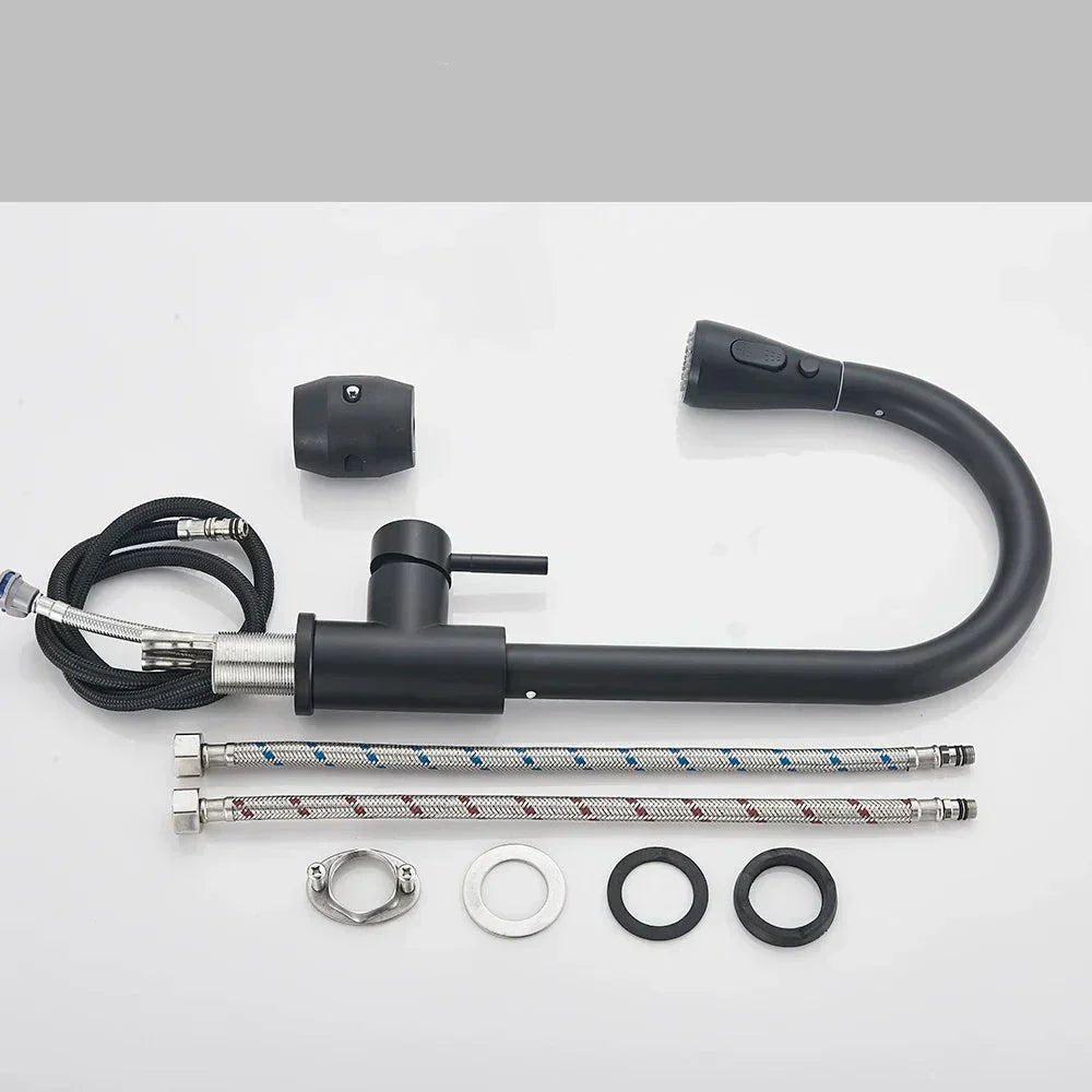 PURESTREAM – High Arch Pull-Out Kitchen Faucet with Modern Minimalist Design 5