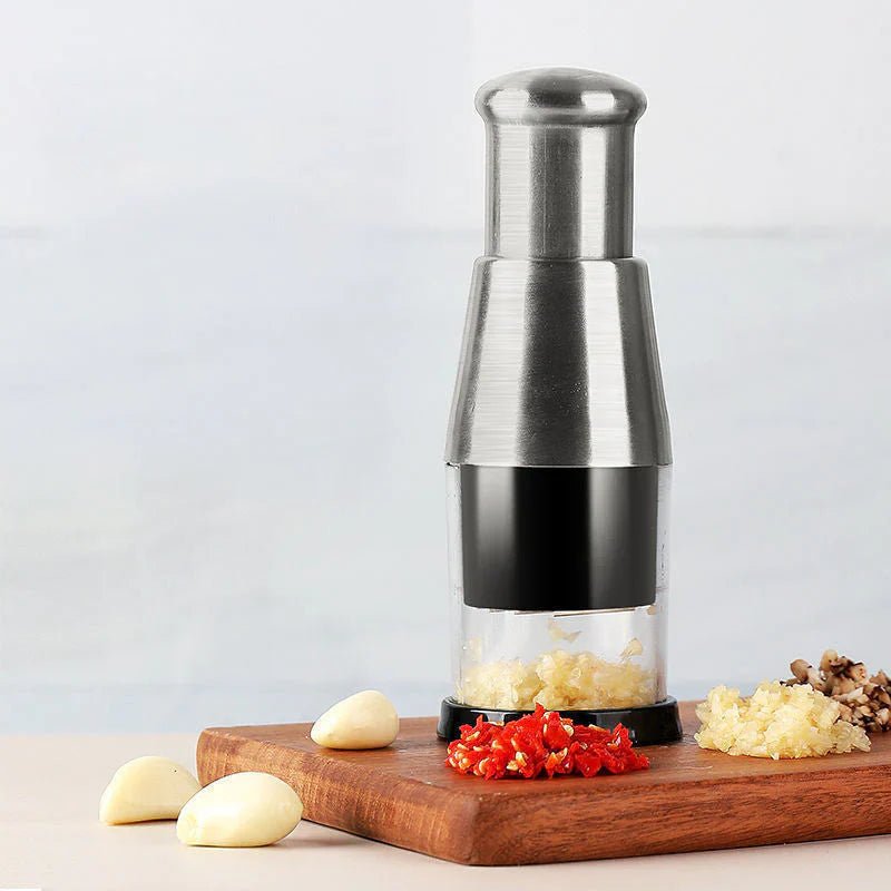 CHEFCRUSH – Compact Garlic Chopper with Durable Stainless Steel Blades 1