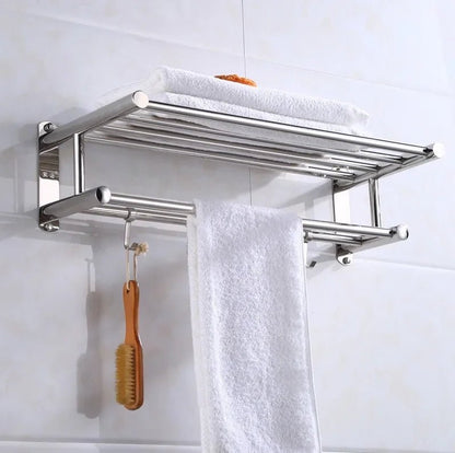  Steelrack stainless steel towel holder - space -saving & stylish for every bathroom-2