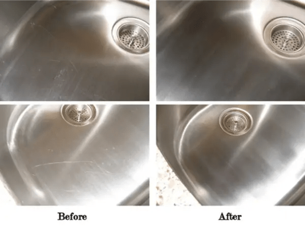 Powerful Stainless Steel Scratch Remover - 190g Metal Polish for Rust & Tarnish 3