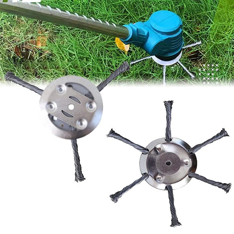 STEELSWEEP – Universal Carbon Steel Brush Head for Heavy-Duty Trimming and Cleaning