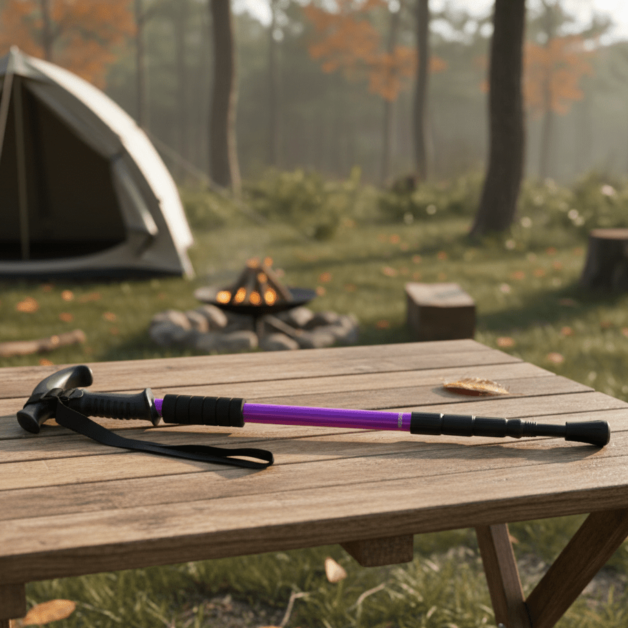 ALUROAM – Lightweight Telescopic Hiking Poles with Secure Non-Slip Handle 0