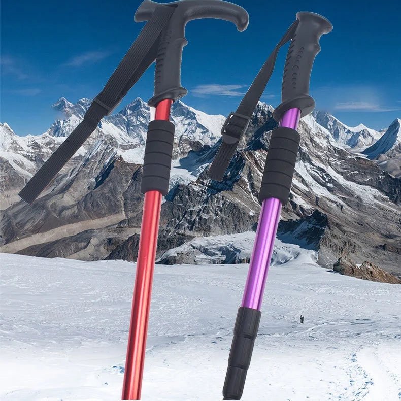ALUROAM – Lightweight Telescopic Hiking Poles with Secure Non-Slip Handle 2