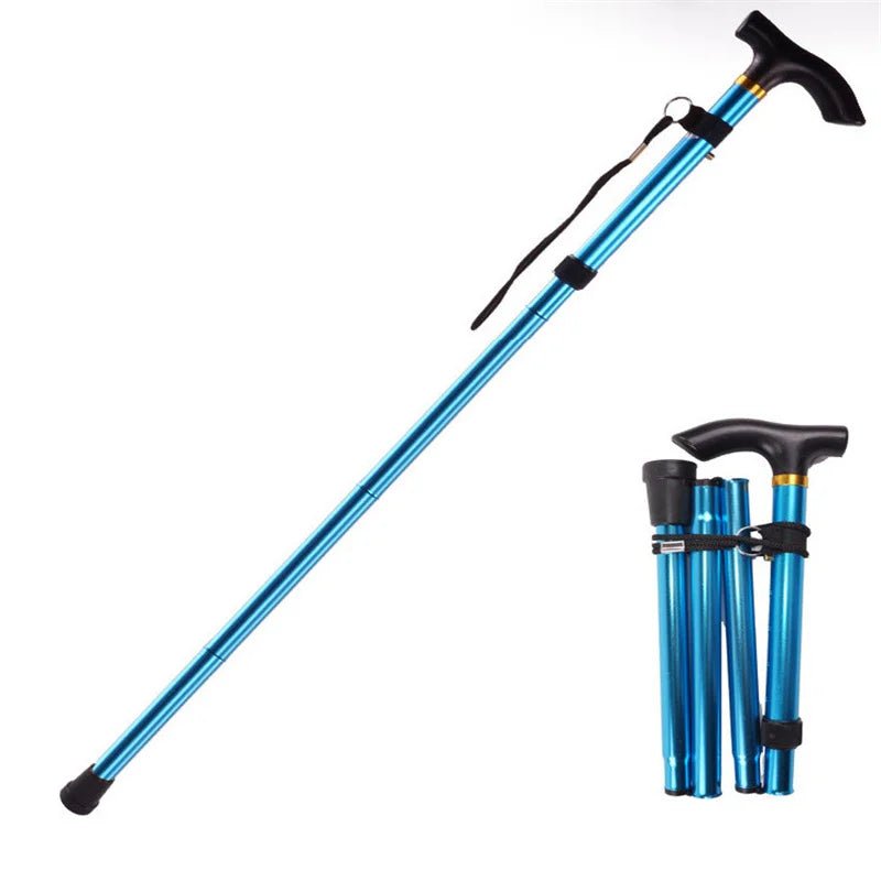 HIKEROD – Compact Telescopic Folding Walking Stick for Stable Hiking Support 7