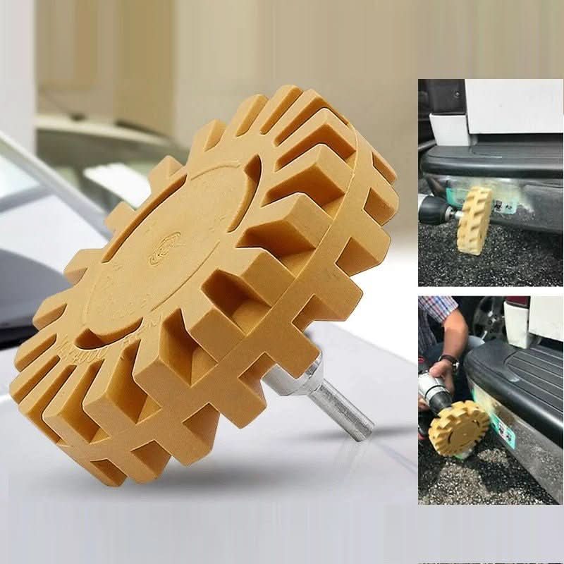 Electric Sticker Remover Wheel for Easy Adhesive Removal – Compatible with All Drills, Durable Rubber, 2cm Size-2