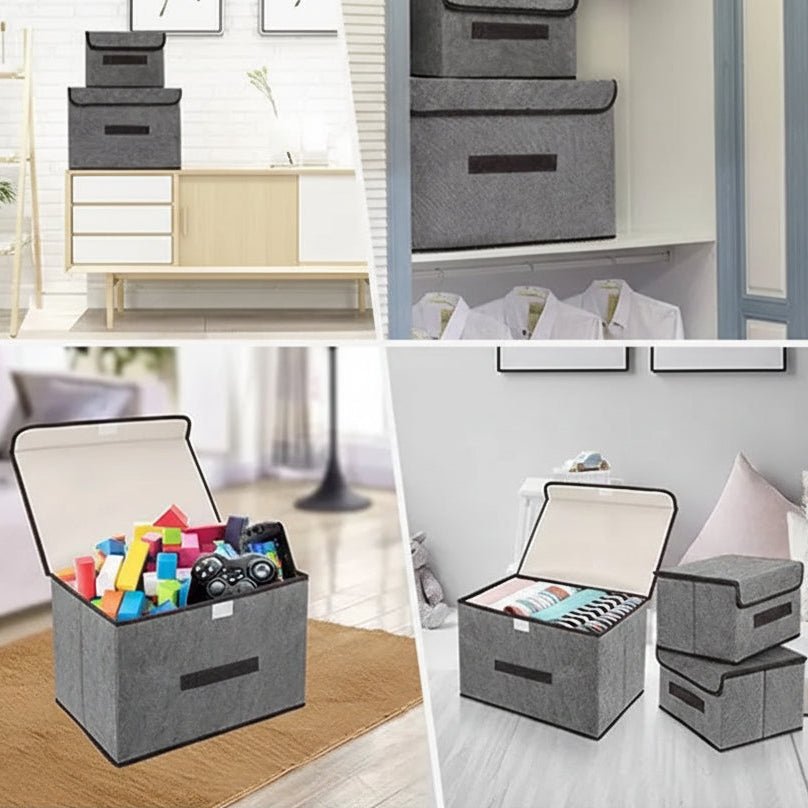 Eco-Friendly Foldable Storage Box - Versatile Toy Box for Home Organization 4