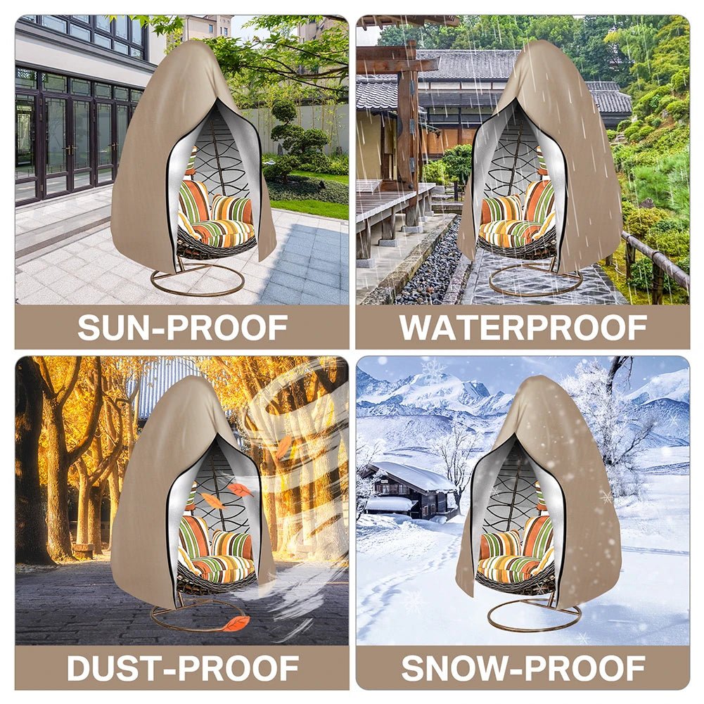 STORMSHELL – Housse imperméable pour fauteuil œuf, protection extérieure toutes saisons
