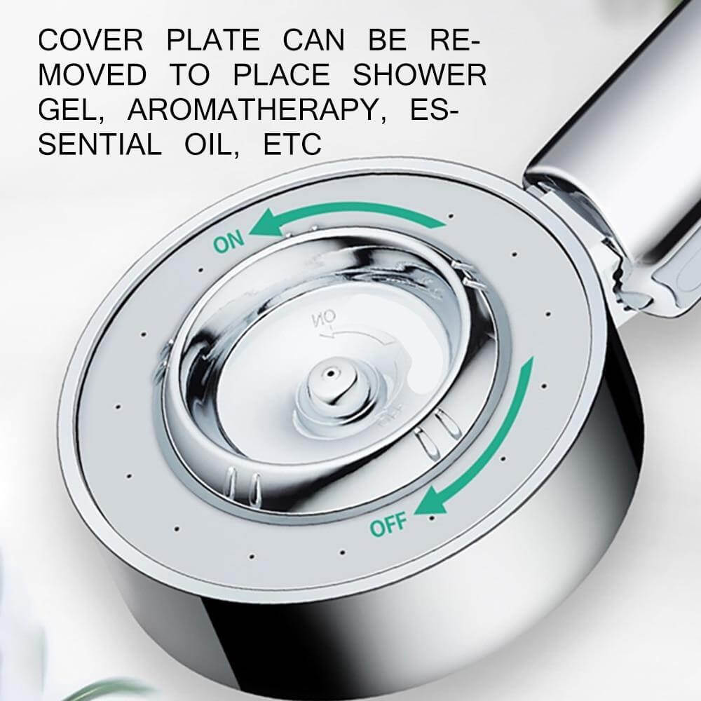 AQUAPULSE – High Pressure Double-Sided Soap Dispensing Shower Head for Deep Clean 4