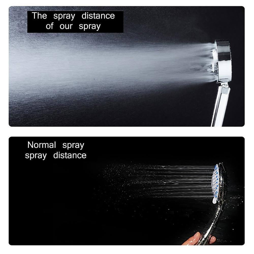 AQUAPULSE – High Pressure Double-Sided Soap Dispensing Shower Head for Deep Clean 3