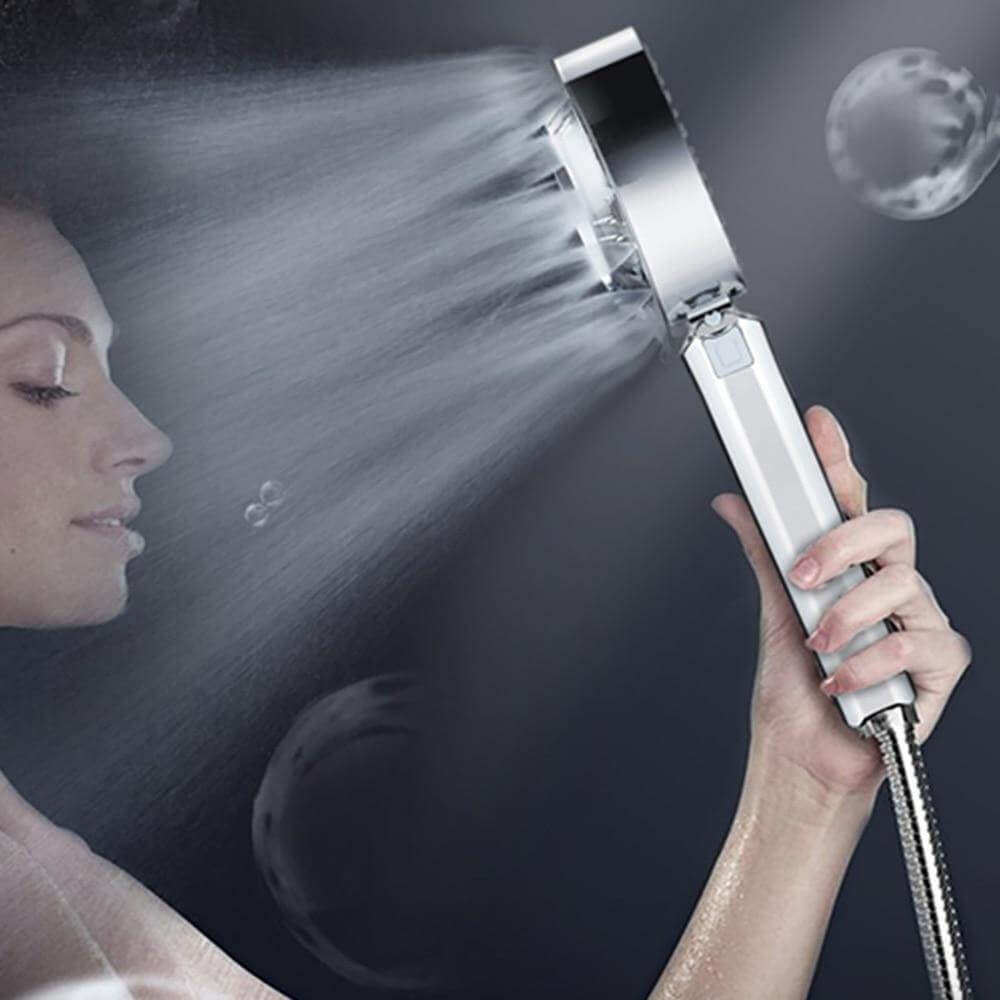 AQUAPULSE – High Pressure Double-Sided Soap Dispensing Shower Head for Deep Clean 6
