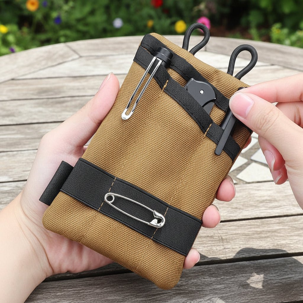 Kosibate Tactical EDC Molle Pouch - Compact Outdoor Mini Wallet with Durable Design 2