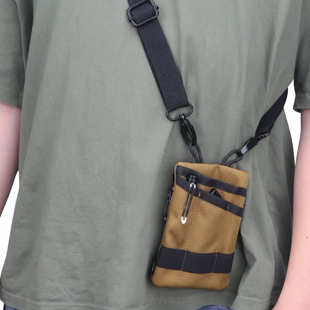 Kosibate Tactical EDC Molle Pouch - Compact Outdoor Mini Wallet with Durable Design 5