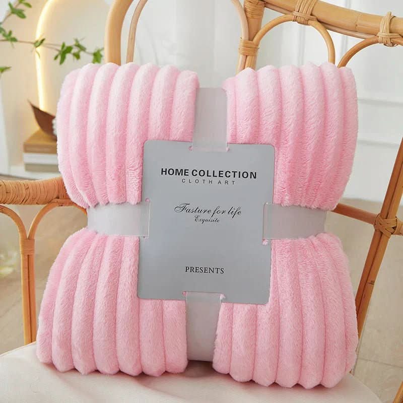 STRIPESNUG – Leveä flanellifleecekylpytakki raidallisella kuviolla