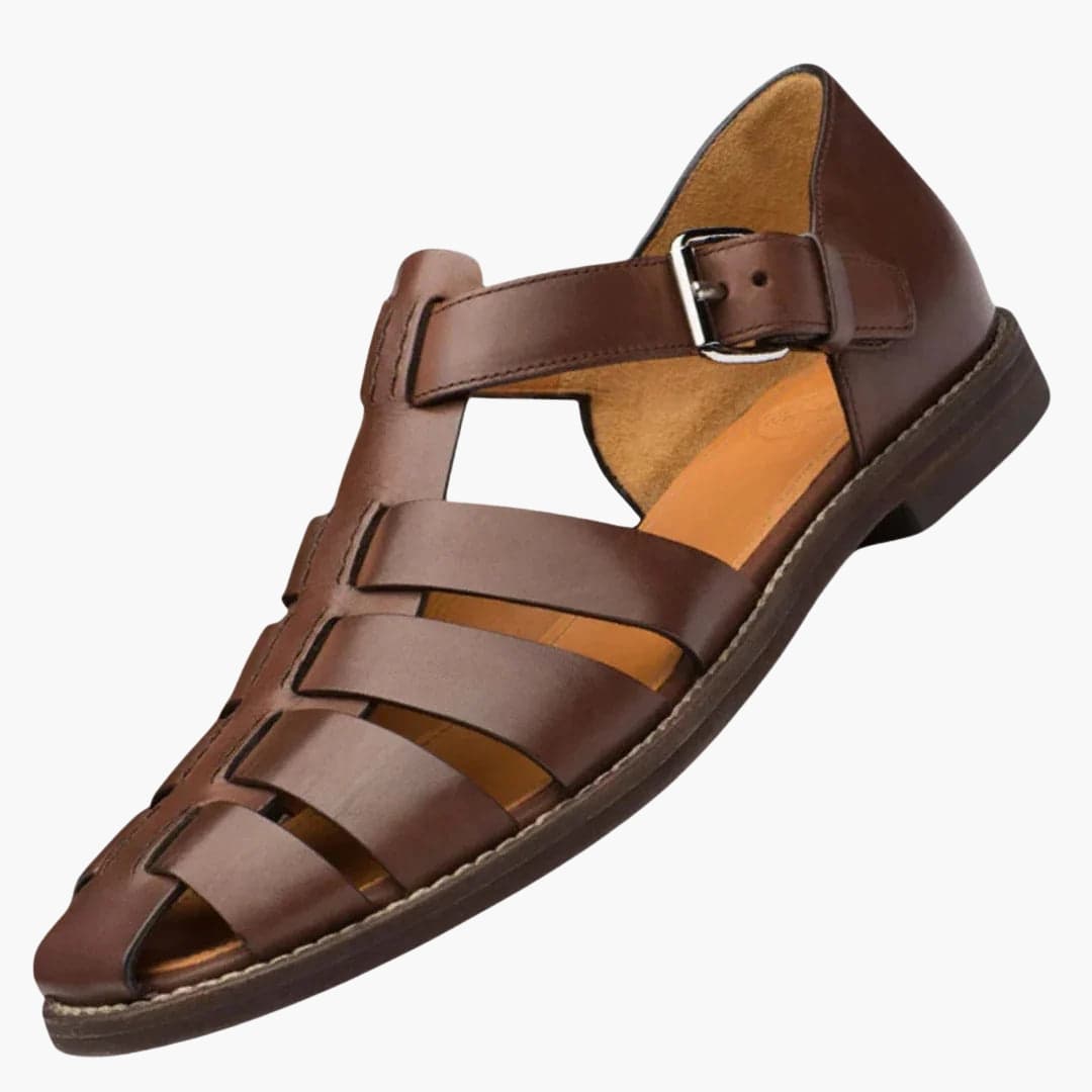 Men's sandals with adjustable straps and buckles 2