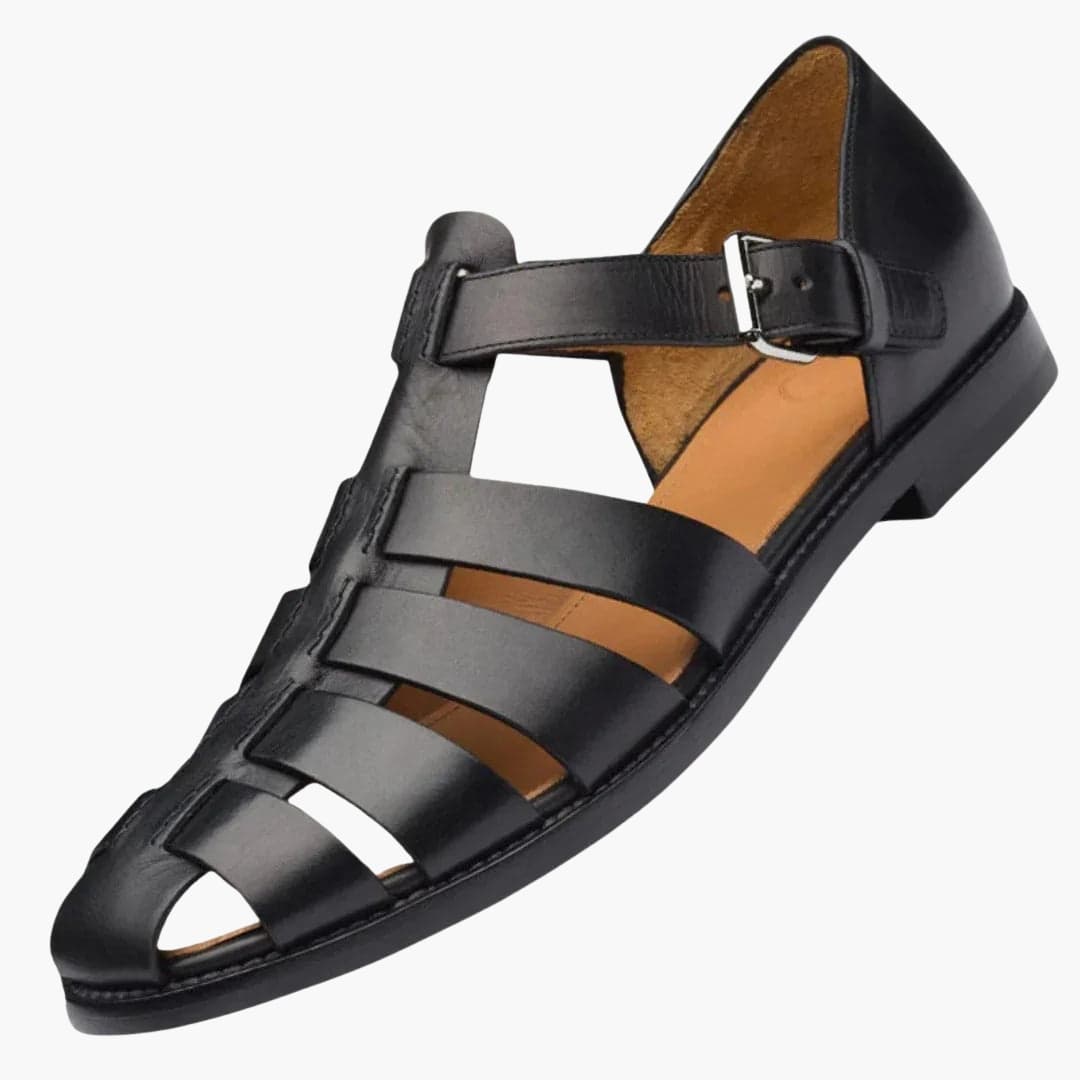 Men's sandals with adjustable straps and buckles 4