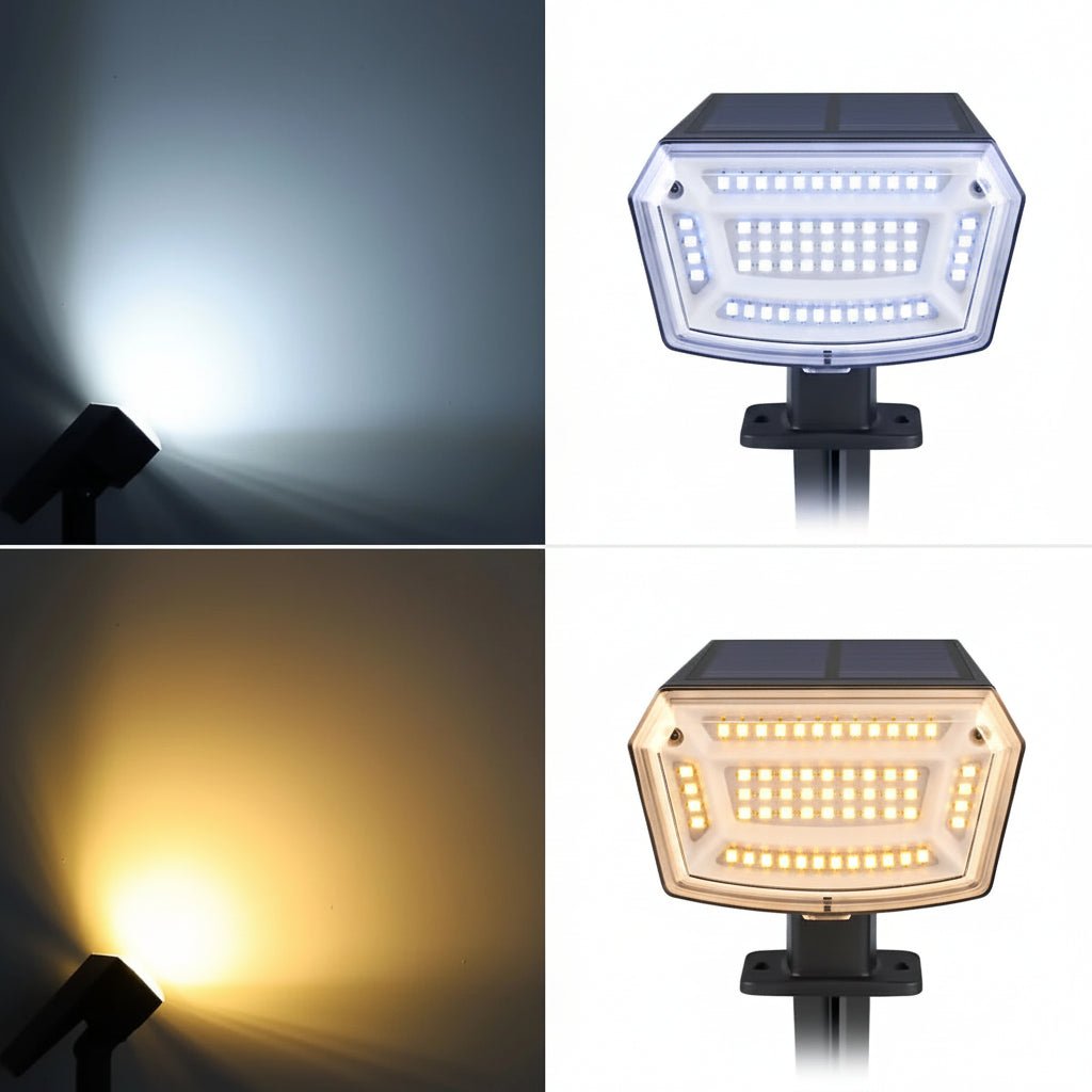 SUNBEAMER – Solar LED Floodlight with Long-Lasting Battery
