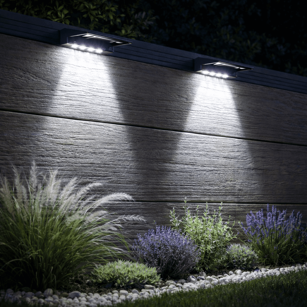 SUNEDGE – Solar Wall Light for Outdoor Spaces
