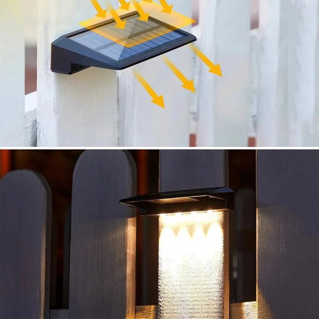 SUNEDGE – Solar Wall Light for Outdoor Spaces