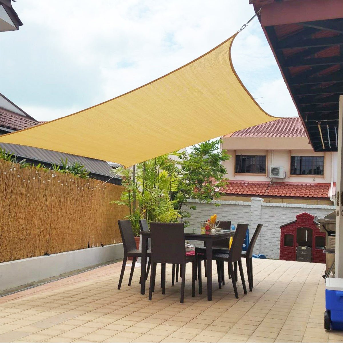 Sunshade Pro-water-repellent sun sail with UV protection for balcony, terrace & garden 9