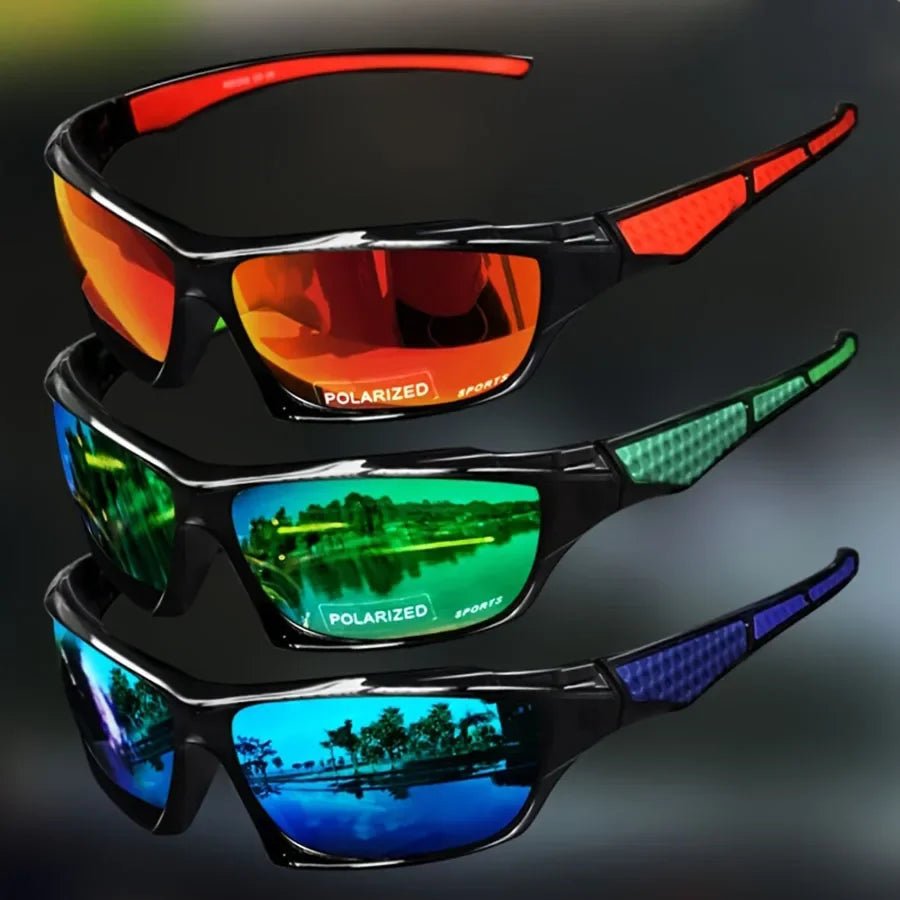 Stylish Polarized Sunglasses with UV400 Protection - Round Metal Frame 1