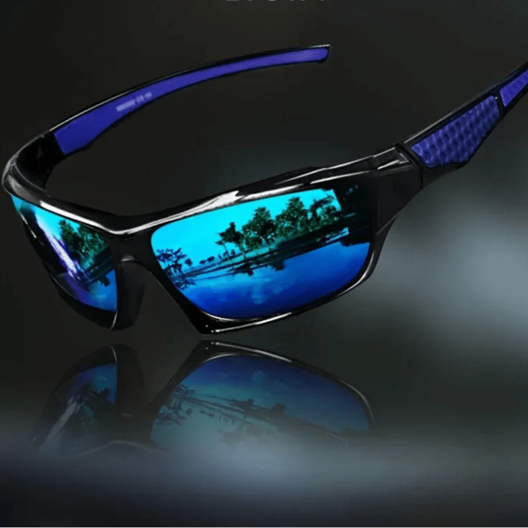Stylish Polarized Sunglasses with UV400 Protection - Round Metal Frame 3