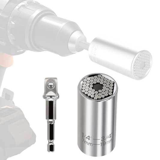 Self-Adjusting Universal Socket Tool for Nuts and Bolts (7mm to 19mm) – Durable Stainless Steel Wrench for DIY Projects-1