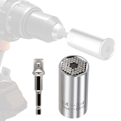 Self-Adjusting Universal Socket Tool for Nuts and Bolts (7mm to 19mm) – Durable Stainless Steel Wrench for DIY Projects-2